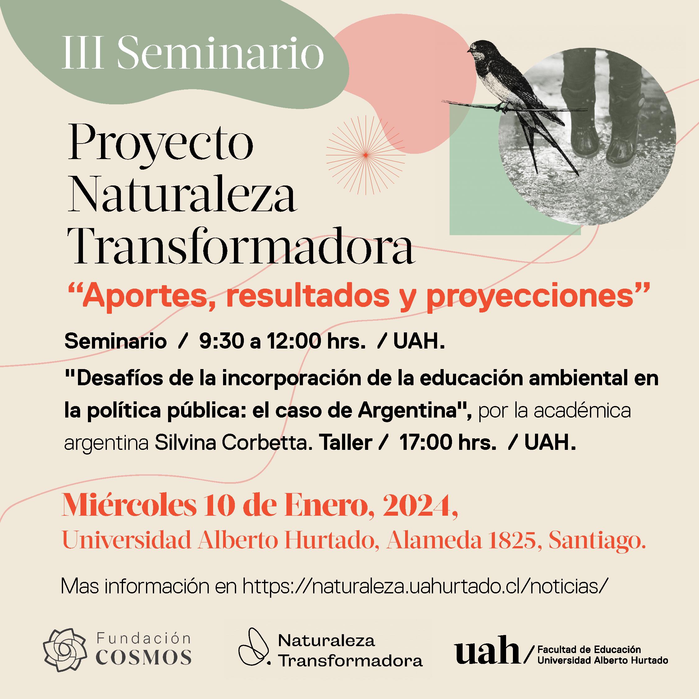 Seminario Naturaleza Transformadora - FED Cosmos